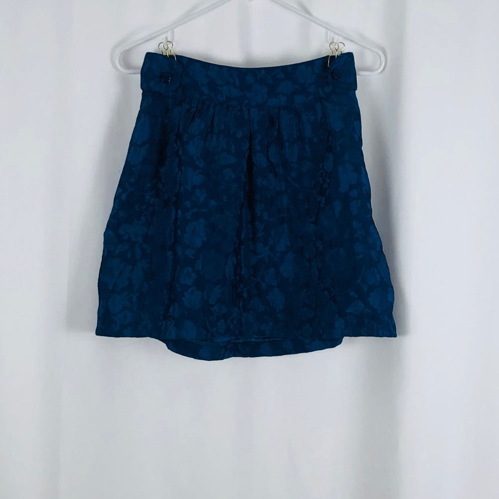 Tulle Anthropologie jacquard miniskirt pockets S - Picture 1 of 14